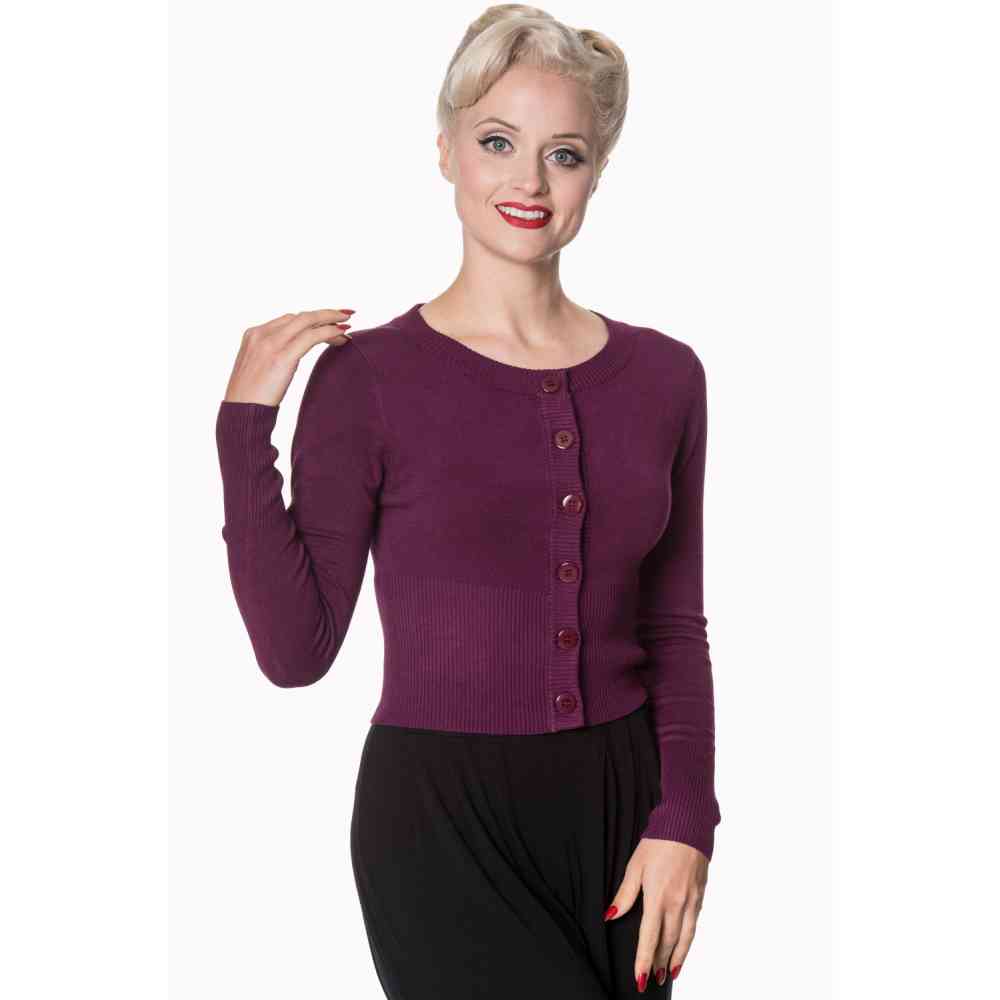 Dancing Days - DOLLY Cardigan - Purple